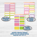 Bird Butterfly and Flower Kit | A5 Daily Duo Planner Kit Stickers | Very Violet | KIT-377-L