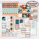 Rainy Day April Kit | Hobonichi Cousin Weekly & Daily Planner Kit Stickers | Sun Showers | KIT-378-E