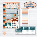 Rainy Day April Kit | Plum Vertical Priorities 7x9 Planner Kit Stickers | Sun Showers | KIT-378-J
