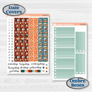 Rainy Day April Kit | A5 Plum Daily Planner Kit Stickers | Sun Showers | KIT-378-N