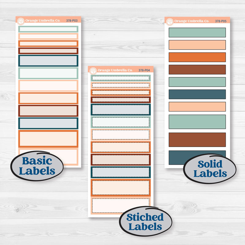 Rainy Day April Kit | 7x9 Plum Daily Planner Kit Stickers | Sun Showers | KIT-378-P