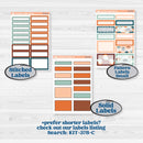 Rainy Day April Kit | 7x9 Plum Daily Planner Kit Stickers | Sun Showers | KIT-378-P