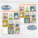 Spring Easter Kit | Weekly Sticker Kit for Vertical Planners like Erin Condren | Eggcellent | KIT-379-A