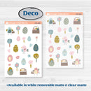 Spring Easter Kit | Weekly Sticker Kit for Vertical Planners like Erin Condren | Eggcellent | KIT-379-A