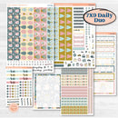 Spring Easter Kit | 7x9 Erin Condren Daily Duo Planner Kit Stickers | Eggcellent | KIT-379-M