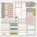 Spring Easter Kit | 7x9 Plum Daily Planner Kit Stickers | Eggcellent | KIT-379-P