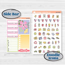Floral Butterfly Planner Kit | Weekly Add-On Planner Kit Stickers | Spring Up | KIT-380-B