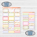 Floral Butterfly Planner Kit | Weekly Add-On Labels Planner Kit Stickers | Spring Up | KIT-380-C
