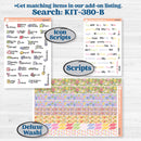 Floral Butterfly Planner Kit | Hobonichi Cousin Weekly & Daily Planner Kit Stickers | Spring Up | KIT-380-E