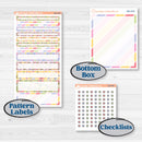 Floral Butterfly Planner Kit | 7x9 Compact Vertical Planner Kit Stickers | Spring Up | KIT-380-H