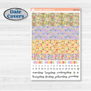 Floral Butterfly Planner Kit | A5 Daily Duo Planner Kit Stickers | Spring Up | KIT-380-L