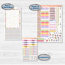 Floral Butterfly Planner Kit | 7x9 Erin Condren Daily Duo Planner Kit Stickers | Spring Up | KIT-380-M