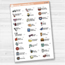 May Wacky Holidays Planner Stickers | F17 | E-328