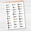 May Wacky Holidays Mini Planner Stickers | F17 | E-329