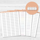 Sad Book Tracker | Tears Book Journal Rating Stickers | Icon Tracker Planner Stickers | B-059
