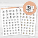 Stella Cleaning Bathroom Toilet | Chore Icons Planner Stickers | I-510