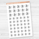 Stella Cleaning Bathroom Toilet | Chore Icons Planner Stickers | I-510