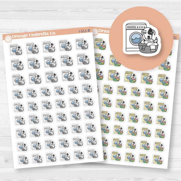 Stella Laundry Cleaning Planner Stickers | Chore Icons | I-511