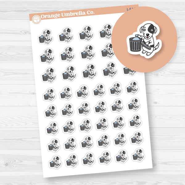 Stella Take Out Trash Chore Icons Planner Stickers | I-518-B