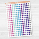 Circle Dot - 6mm Planner Stickers | Clear Matte | B-206-CM