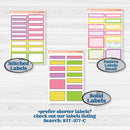 Bird Butterfly and Flower Kit | A5 Plum Daily Planner Kit Stickers | Very Violet | KIT-377-N