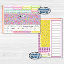 Bird Butterfly and Flower Kit | 8.5x11 Plum Monthly & Dashboard Planner Kit Stickers | Very Violet | KIT-377-U