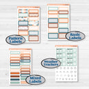 Rainy Day April Kit | Hobonichi Cousin Weekly & Daily Planner Kit Stickers | Sun Showers | KIT-378-E