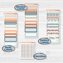 Rainy Day April Kit | A5 Compact Vertical Planner Kit Stickers for Erin Condren | Sun Shower | KIT-378-G