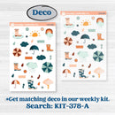 Rainy Day April Kit | Freestyle Kit Any Planner Kit Stickers | Sun Showers | KIT-378-K