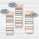 Rainy Day April Kit | A5 Daily Duo Planner Kit Stickers | Sun Showers | KIT-378-L