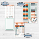 Rainy Day April Kit | A5 Daily Duo Planner Kit Stickers | Sun Showers | KIT-378-L