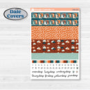 Rainy Day April Kit | A5 Daily Duo Planner Kit Stickers | Sun Showers | KIT-378-L