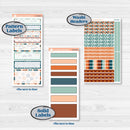 Rainy Day April Kit | 7x9 Erin Condren Daily Duo Planner Kit Stickers | Sun Showers | KIT-378-M