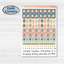 Spring Easter Kit | A5 Daily Duo Planner Kit Stickers | Eggcellent | KIT-379-L