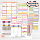 Floral Butterfly Planner Kit | Weekly Add-On Labels Planner Kit Stickers | Spring Up | KIT-380-C