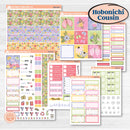Floral Butterfly Planner Kit | Hobonichi Cousin Weekly & Daily Planner Kit Stickers | Spring Up | KIT-380-E