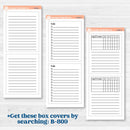 Floral Butterfly Planner Kit | 7x9 Compact Vertical Planner Kit Stickers | Spring Up | KIT-380-H