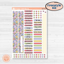 Floral Butterfly Planner Kit | Freestyle Kit Any Planner Kit Stickers | Spring Up | KIT-380-K