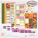 Spring or Summer Floral Kit | Weekly Sticker Kit for Vertical Planners like Erin Condren | Flower Garden | KIT-381-A