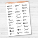 May Wacky Holidays Mini Planner Stickers | F17 | E-329