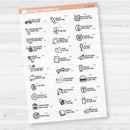 May Wacky Holidays Mini Planner Stickers | F17 | E-329