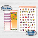 Spring or Summer Floral Kit | Weekly Add-On Planner Kit Stickers | Flower Garden | KIT-381-B
