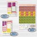 Spring Sticker Kit, Flower Stickers, Floral Planner Kit | Hobonichi Cousin Weekly & Daily Planner Kit Stickers | Flower Garden | KIT-381-E