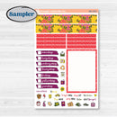 Spring or Summer Floral Kit | A5 Compact Vertical Planner Kit Stickers for Erin Condren | Flower Garden | KIT-381-G