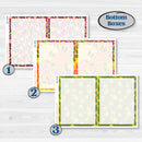 Spring or Summer Floral Kit | 7x9 Erin Condren Daily Duo Planner Kit Stickers | Flower Garden | KIT-381-M