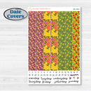 Spring or Summer Floral Kit | 7x9 Erin Condren Daily Duo Planner Kit Stickers | Flower Garden | KIT-381-M