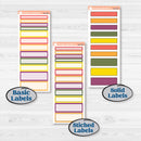 Spring or Summer Floral Kit | A5 Plum Daily Planner Kit Stickers | Flower Garden | KIT-381-N