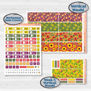 2025Draft | Laurel Denise Standard Vertical & Horizontal Planner Kit Stickers | Flower Garden | KIT-381-Q