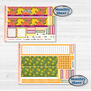 Spring or Summer Floral Kit | A5 Erin Condren Monthly & Dashboard Planner Kit Stickers | Flower Garden | KIT-381-V