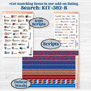 Floral Memorial Day Kit | Hobonichi Cousin Weekly & Daily Planner Kit Stickers | Brave | KIT-382-E